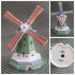 Multicoloured Delft Windmill By Royal Goedewaagen